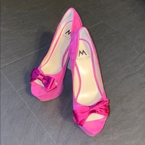 Pink Platform heels